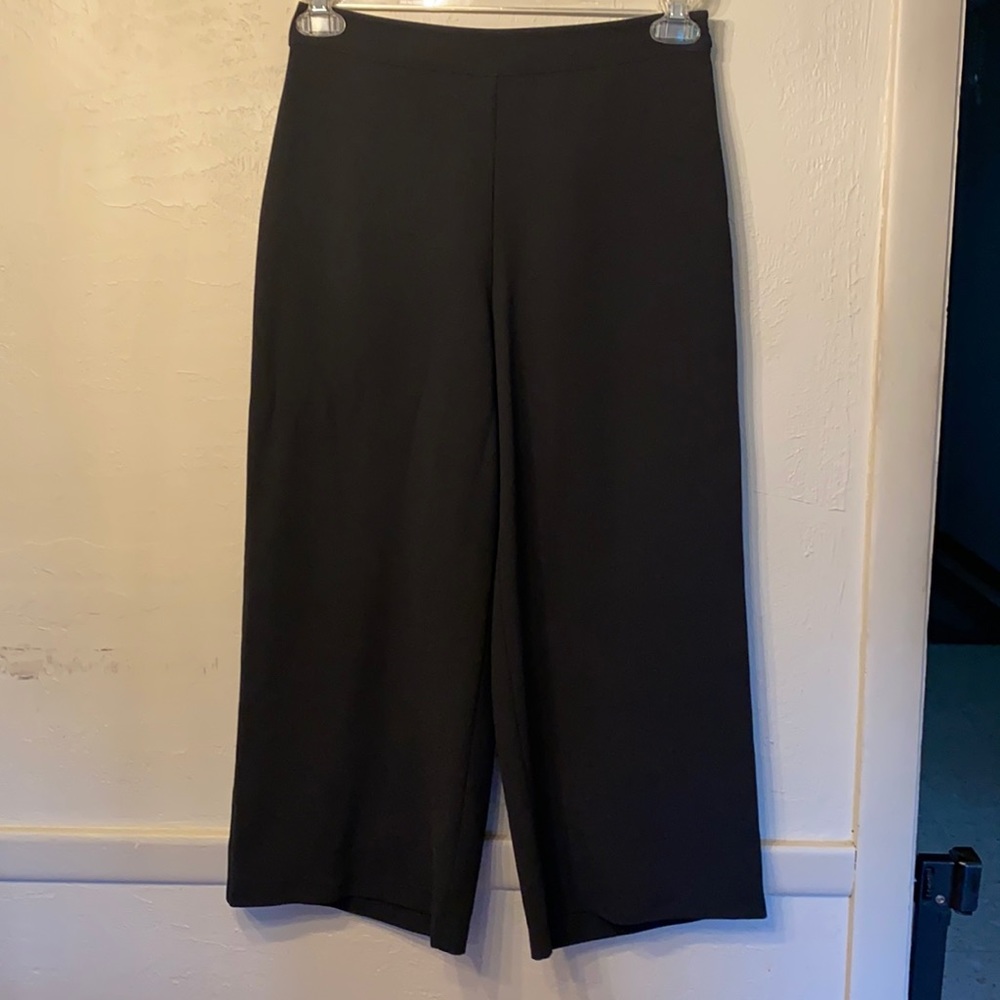 Abercrombie Gaucho Black Crop Pants